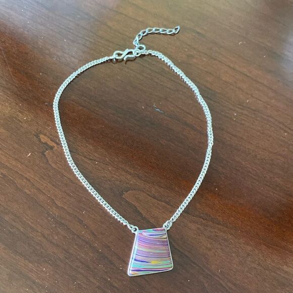 Sterling silver anklet bracelet - Picture 1 of 4